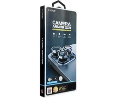 „X-ONE Sapphire Camera Armor Pro“ – skirtas „iPhone 15 Pro/15 Pro Max“ – sidabrinis
