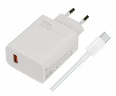 „Xiaomi MDY-16-EF“ kelioninis įkroviklis | 33 W | USB-A | USB-C | baltas (OEM)