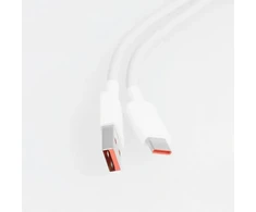 „Xiaomi“ originalus USB-C duomenų kabelis 6A, 1 m baltas (paslaugų paketas)