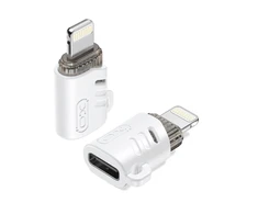 XO adapteris NB256E USB-C - Lightning baltos spalvos