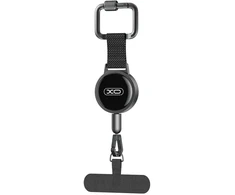 XO apsauginis telefono dirželis nuo vagysčių SF16 juodas 60cm