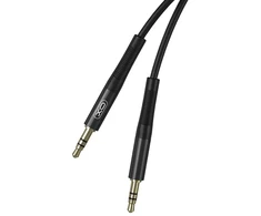 XO garso kabelio mini lizdas 3.5 mm AUX, 2 m (juodas)