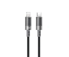 XO kabelis NB-Q282B PD USB-C - USB-C 1,0m 60W juodos spalvos