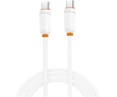 XO laidas NB-Q302B PD USB-C – USB-C 1,0m 60W baltas