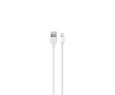 XO kabelis NB103 USB - Lightning 1,0 m 2,1A baltos spalvos