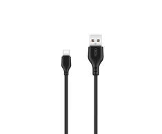 XO NB103 kabelis USB-USB-C 1m (juodas)