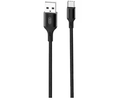 USB laidas į USB-C XO NB143, 1 m (juodas)