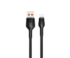 XO kabelis NB55 USB - USB-C 1,0 m 5A juodos spalvos