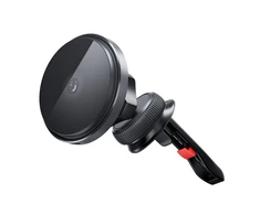 XO automobilinis laikiklis magnetinis CX015 su belaidžiu įkrovimu juodos spalvos 15W