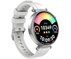 XO išmanusis laikrodis GT4 Mini Amoled sidabro spalvos