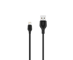XO kabelis NB103 USB - Lightning 1,0 m 2,1A juodos spalvos