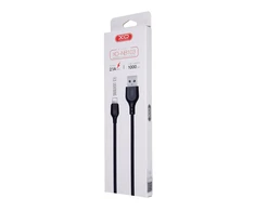 XO kabelis NB103 USB - Lightning 1,0 m 2,1A juodos spalvos