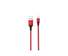 USB kabelis į Micro USB XO NB143, 2m (raudonas)