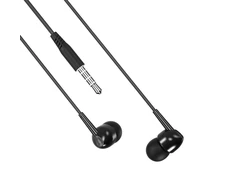 XO laidinės ausinės EP37 jack 3,5mm juodos spalvos