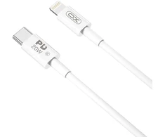 XO kabelis NB-Q189A PD USB-C - Lightning 1,0m 20W baltos spalvos