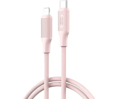 XO kabelis NB-Q265A PD USB-C - Lightning 1,0m 27W rožinės spalvos