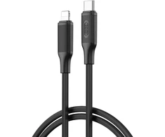 XO kabelis NB-Q265A PD USB-C - "Lightning" 1,0 m 27 W juodas
