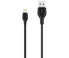 XO kabelis NB103 USB - Lightning 1,0 m 2,1A juodos spalvos
