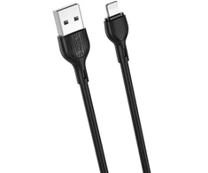 XO kabelis NB200 USB - Lightning 2,0m 2.1A juodos spalvos