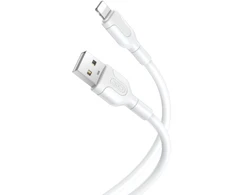XO kabelis NB212 USB - Lightning 1,0 m 2,1A baltos spalvos