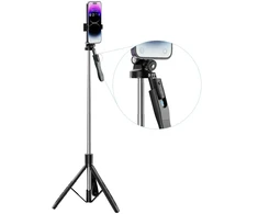 XO selfie stick Bluetooth tripod SS15 juodas 180cm