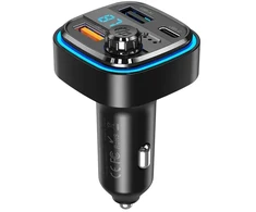XO siųstuvas FM BCC08 Bluetooth MP3 automobilinis pakrovėjas 3,1A juodas