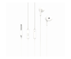 XO laidinės ausinės EP39 jack 3,5mm baltos spalvos