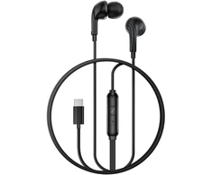 XO laidinės ausinės EP82 USB-C juodos