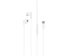XO laidinės ausinės EP84 USB-C baltos