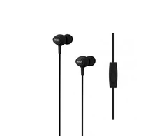 XO laidinės ausinės S6 jack 3,5mm juodos spalvos