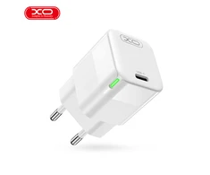 XO laidinis įkroviklis CE06 PD 30W 1x USB-C baltos spalvos