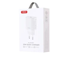 XO laidinis įkroviklis CE15 PD 20W 1x USB-C baltos spalvos