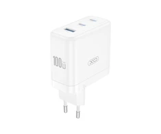 Įkroviklis XO CE35 100W 2xUSB-C/USB-A baltas