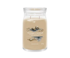 Yankee Candle Aromatinė žvakė Signature glass large Amber - Sandalwood 567 g
