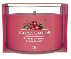 Yankee Candle Filled Votive Juodas Cherry 37 G