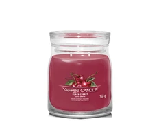 Yankee Candle Aromatinė žvakė Signature glass medium Juodas Cherry 368 g