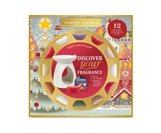„Yankee Candle“ žvakė „Passport To The Holidays Rinkinys Fireplace“ + 1 arbatinė žvakė + 12 vaško užtaisų
