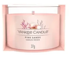 Yankee Candle „Rožinė Sands“ žvakė su baldakimu stiklinėje, 37 g