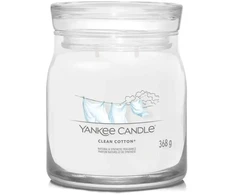 Yankee Candle Signature Clean Cotton kvapni žvakė 368g