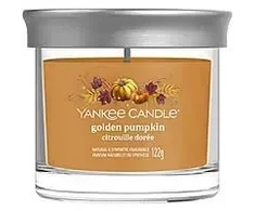 Yankee Candle žvakė „Golden Pumpkin Signature“ stiklinė, 122 g