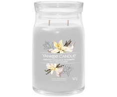 Yankee Candle Yankee žvakė Aromatinė žvakė Signatūrinio stiklo vidutinė rūkyta vanilė - kašmyras 368 g