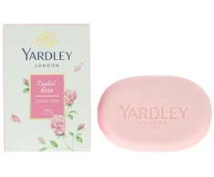„Yardley English Rose“ minkštas, švelnus ir subtilaus kvapo masažinis muilas su rožių aliejumi, 100 g