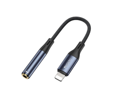 Adapteris USB Yesido YAU37 Lightning - Jack 3.5mm Juodas