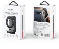 YESIDO MAGNETIC TRAVEL HOLDER C298 MAGSAFE Juodas