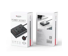 „Yesido MC08“ prailgintuvas 10in1 (ES) 2650W 6xUSB-A, Juodas
