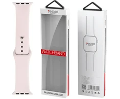 Yesido yesido WB44 silikoninis dirželis, skirtas iWatch L 42/44/45 (97+140) #17 SILT/POWDER Rožinis