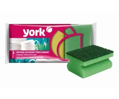 York Abrasive dishwashing sponge 3 pcs.