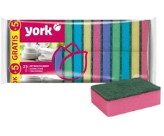 York virtuvės kempinėlė šveitimui 25 + 5 vnt YORK