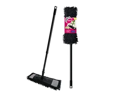 Mop šepetys grindims plauti Pepita YORK 76x26x29cm juodas