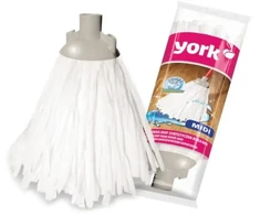 York sintetinė šluostės galvutė MIDI balta